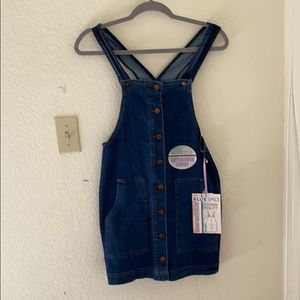 Blue button down jumper in size S never been worn